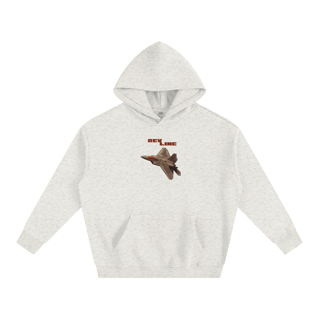‘REVLINE’ F-22 RAPTOR OVERSIZED FLEECED HOODIE
