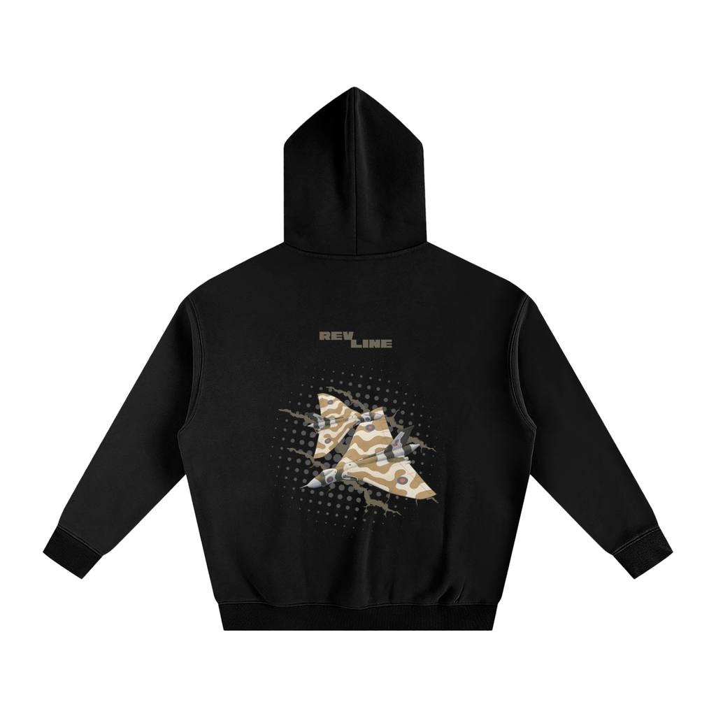 'REVLINE' VULCAN OVERSIZED FLEECED HOODIE